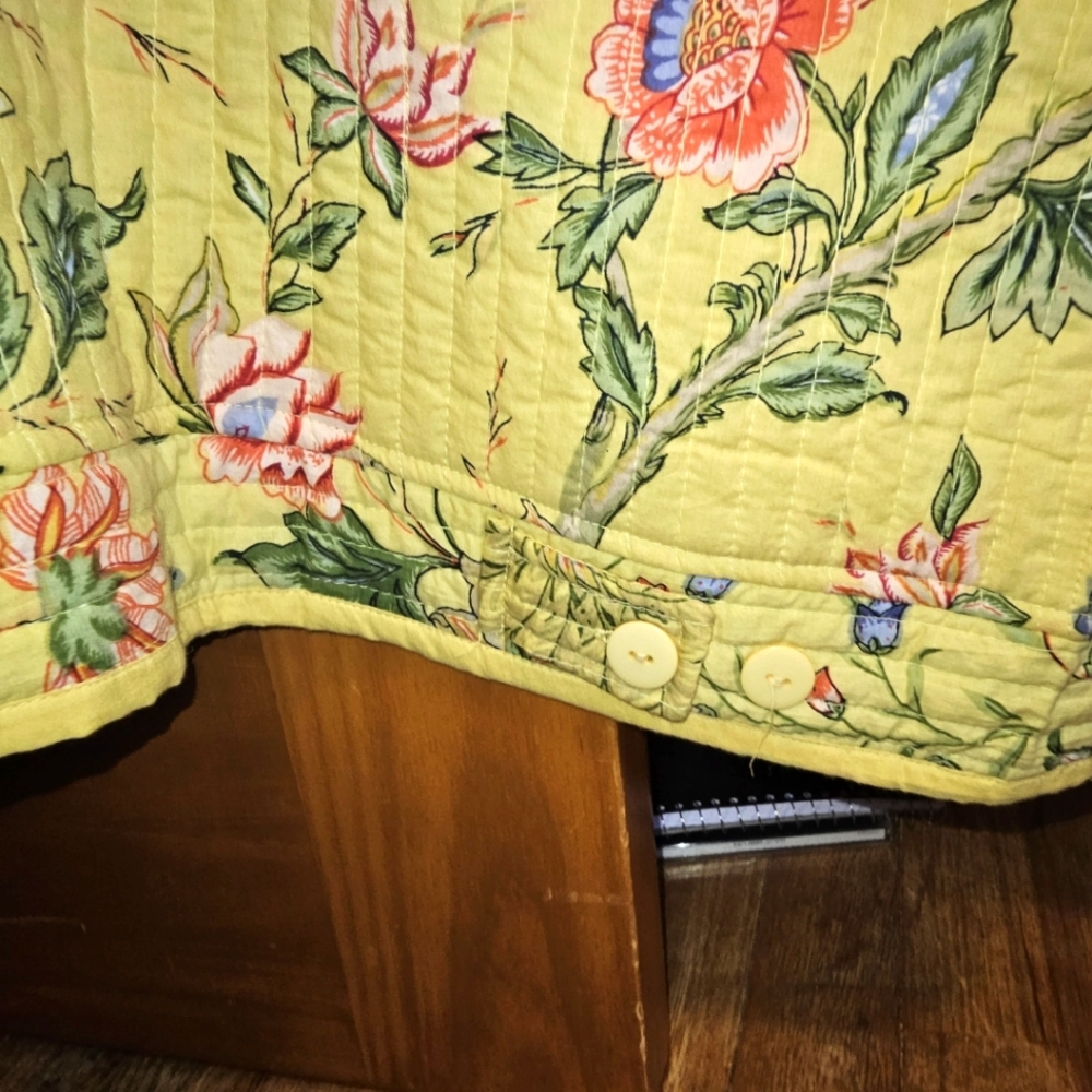 Quilted Floral Jacket